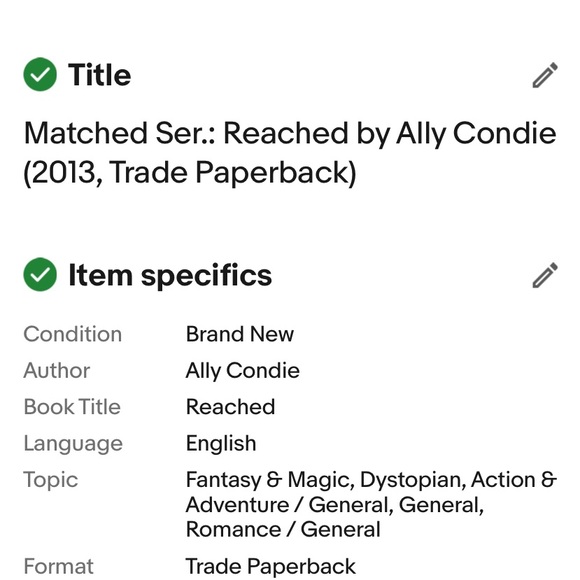 Reached by Ally  CONDIE new book - Picture 3 of 3